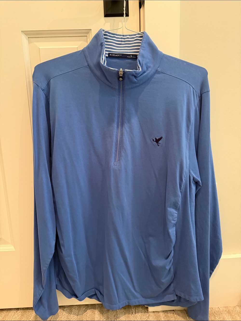 Vineyard Vines Light Blue Quarter-Zip Pullover